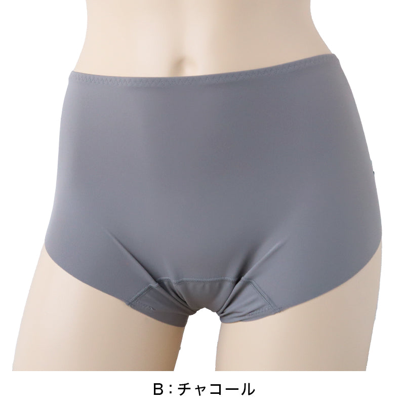 福助 満足 サニタリーショーツ 羽根つき ひびきにくい 生理用ショーツ 昼用 M～LL レディース ショーツ サニタリー 生理用パンツ 下着 インナー 女性 トランクス 響きにくい キレイ魅え 無地 シンプル (在庫限り)