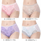 福助 満足 ショーツ レディース 綿 やや深履き フロントレース M～LL 女性 下着 パンツ パンティ コットン インナー レース ずり上がりにくい