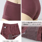よもぎ蒸し ショーツ 一分丈 レディース 福助 温活 あったか M～LL インナー 下着 パンツ 女性 冷え対策 寒さ対策 発熱素材 生理痛 秋冬 婦人 あたたか