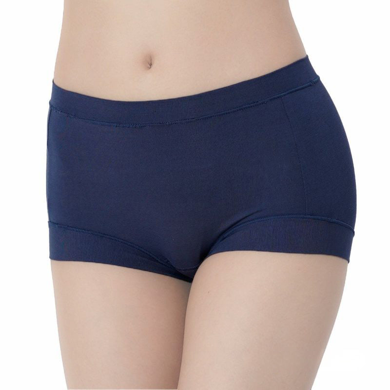 よもぎ蒸し ショーツ 一分丈 レディース 福助 温活 あったか M～LL インナー 下着 パンツ 女性 冷え対策 寒さ対策 発熱素材 生理痛 秋冬 婦人 あたたか