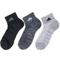 アディダス 靴下 ショートソックス メンズ 男子 adidas 3足組 24-26 26-28cm 中学生 高校生 黒 男性 くるぶし 3足セット くつ下 ワンポイント 丈夫 スポーツソックス グレー