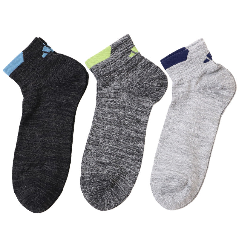 靴下 ショート ソックス メンズ 男子 adidas 3足組 24-26 26-28cm 中学生 高校生 黒 男性 くるぶし くつ下 ワンポイント 丈夫 スポーツソックス 黒 グレー 杢 (在庫限り)