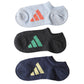 靴下 スニーカー ソックス レディース 女子 adidas 3足組 23-25cm アディダス くるぶし スニーカー丈 女の子 短い ワンポイント スクール (在庫限り)