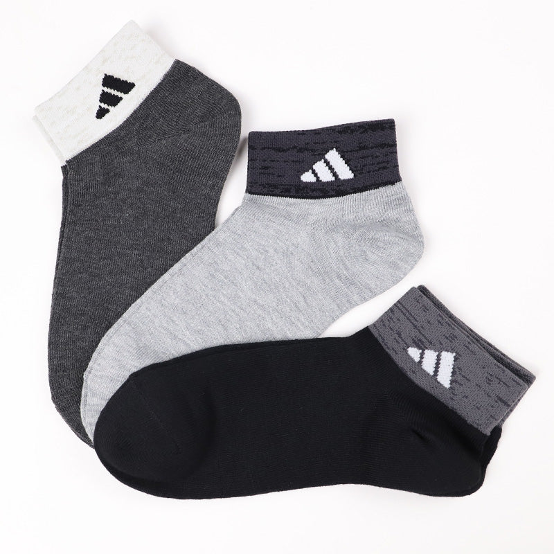靴下 スニーカー ソックス レディース 女子 adidas 3足組 23-25cm アディダス くるぶし スニーカー丈 女の子 短い ワンポイント スクール (在庫限り)