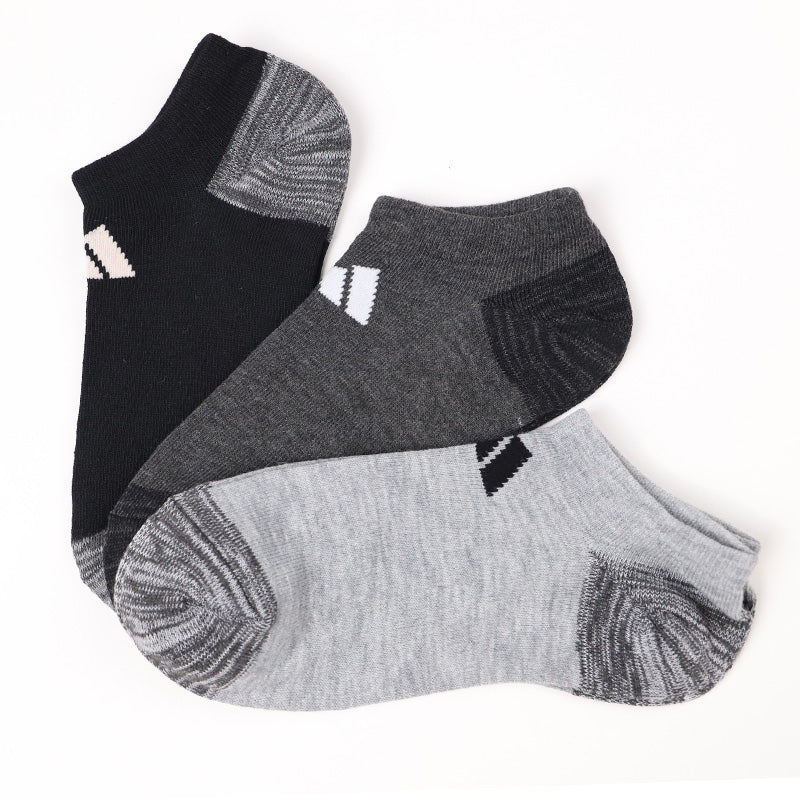 靴下 スニーカー ソックス レディース 女子 adidas 3足組 23-25cm アディダス くるぶし スニーカー丈 女の子 短い ワンポイント スクール (在庫限り)