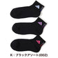 靴下 レディース ショートソックス スニーカー 女子 adidas 中学生 高校生 3足組 23-25cm アディダス くるぶし くつ下 ワンポイント 丈夫 スポーツソックス 迷彩 (在庫限り)