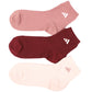アディダス 靴下 レディース ショートソックス 女子 adidas 中学生 高校生 3足組 23-25cm 3足セット くるぶし スニーカー くつ下 ワンポイント 丈夫 スポーツソックス 迷彩 (在庫限り)