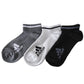 靴下 子供 くるぶし スニーカー ソックス キッズ 女子 男子 小学生 中学生 adidas 3足組 21-23cm 23-25cm アディダス スニーカー丈 女の子 男の子 短い ワンポイント スクール (在庫限り)
