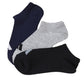 靴下 子供 くるぶし スニーカー ソックス キッズ 女子 男子 小学生 中学生 adidas 3足組 21-23cm 23-25cm アディダス スニーカー丈 女の子 男の子 短い ワンポイント スクール (在庫限り)