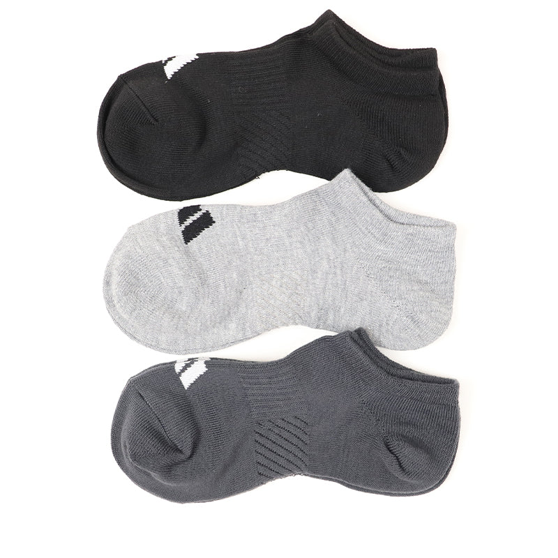 靴下 子供 くるぶし スニーカー ソックス キッズ 女子 男子 小学生 中学生 adidas 3足組 21-23cm 23-25cm アディダス スニーカー丈 女の子 男の子 短い ワンポイント スクール (在庫限り)