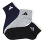 靴下 キッズ 子供用 ショートソックス 3足組 adidas 19-21cm～23-25cm ソックス スニーカーソックス 子ども ジュニア ワンポイント 丈夫 スポーツソックス (在庫限り)