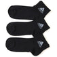 靴下 キッズ 子供用 ショートソックス 3足組 adidas 19-21cm～23-25cm ソックス スニーカーソックス 子ども ジュニア ワンポイント 丈夫 スポーツソックス (在庫限り)