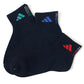 靴下 キッズ 子供用 ショートソックス 3足組 adidas 19-21cm～23-25cm ソックス スニーカーソックス 子ども ジュニア ワンポイント 丈夫 スポーツソックス (在庫限り)