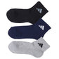 靴下 キッズ 子供用 ショートソックス 3足組 adidas 19-21cm～23-25cm ソックス 子ども ジュニア ワンポイント 丈夫 スポーツソックス