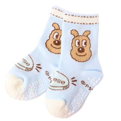 アンパンマン 靴下 キッズ ベビーソックス クルー丈 男の子 女の子 滑り止め 9～14cm 子供 かわいい ソックス キャラクター靴下 ベビー キャラクター すべり止め ドキンちゃん コキンちゃん