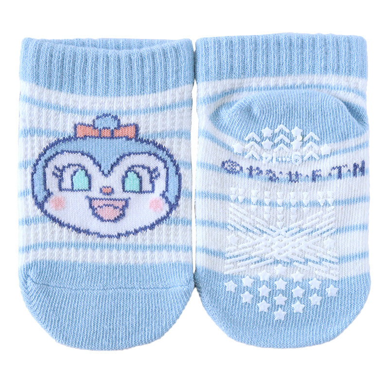 アンパンマン ベビーソックス 靴下 キッズ 男の子 女の子 9-14cm かわいい 子供 ソックス 保育園 バイキンマン ドキンちゃん コキンちゃん (在庫限り)