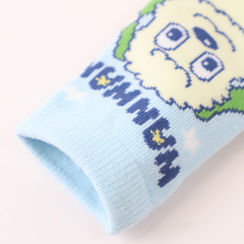 いないいないばあっ！ ぽぅぽ ワンワン ベビーソックス 靴下 キッズ 男の子 女の子 クルー丈 9-14cm かわいい 子供 ソックス 保育園