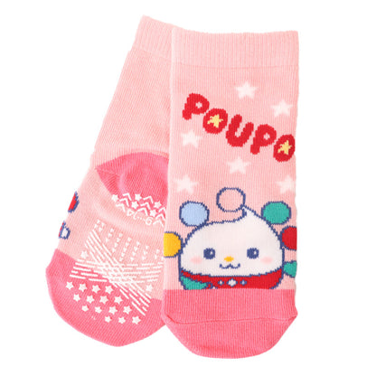 いないいないばあっ！ ぽぅぽ ワンワン ベビーソックス 靴下 キッズ 男の子 女の子 クルー丈 9-14cm かわいい 子供 ソックス 保育園