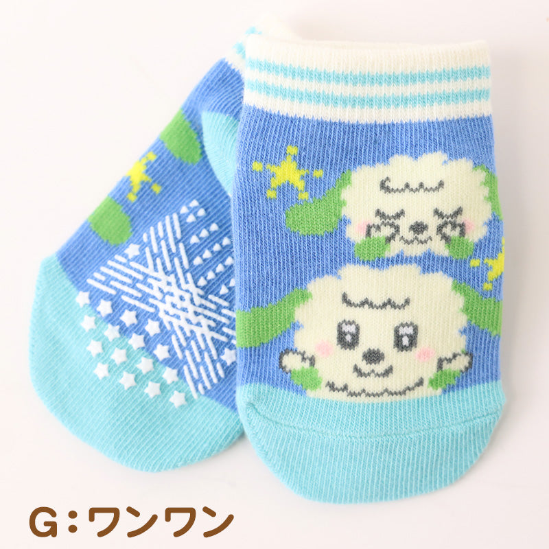 いないいないばあっ！ ベビーソックス スニーカー 靴下 キッズ 男の子 女の子 9-14cm かわいい 子供 ソックス 保育園