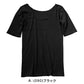 綿100% インナー レディース 5分袖 シャツ 半袖 福助 満足 M～LL 下着 女性 綿 白 黒 インナーシャツ 無地 肌着 婦人 (在庫限り)