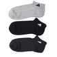 靴下 メンズ 男性 ショートソックス 3足組 adidas 24-26～28-30cm スニーカーソックス くつ下 ワンポイント 丈夫 スポーツソックス くるぶし丈 白 グレー 黒 くつした ハイカット スクール アディダス