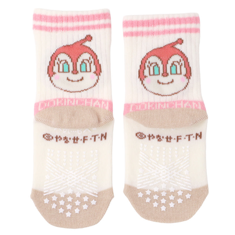 アンパンマン 靴下 キッズ ソックス 子供 キャラクター 滑り止め すべり止め付き キッズソックス 子供靴下 キャラ靴下 クルーソックス 子供用 通園 9 - 14cm 通学 幼児 男の子 女の子 ベビー キッズキャラクター キャラクターソックス プレゼント