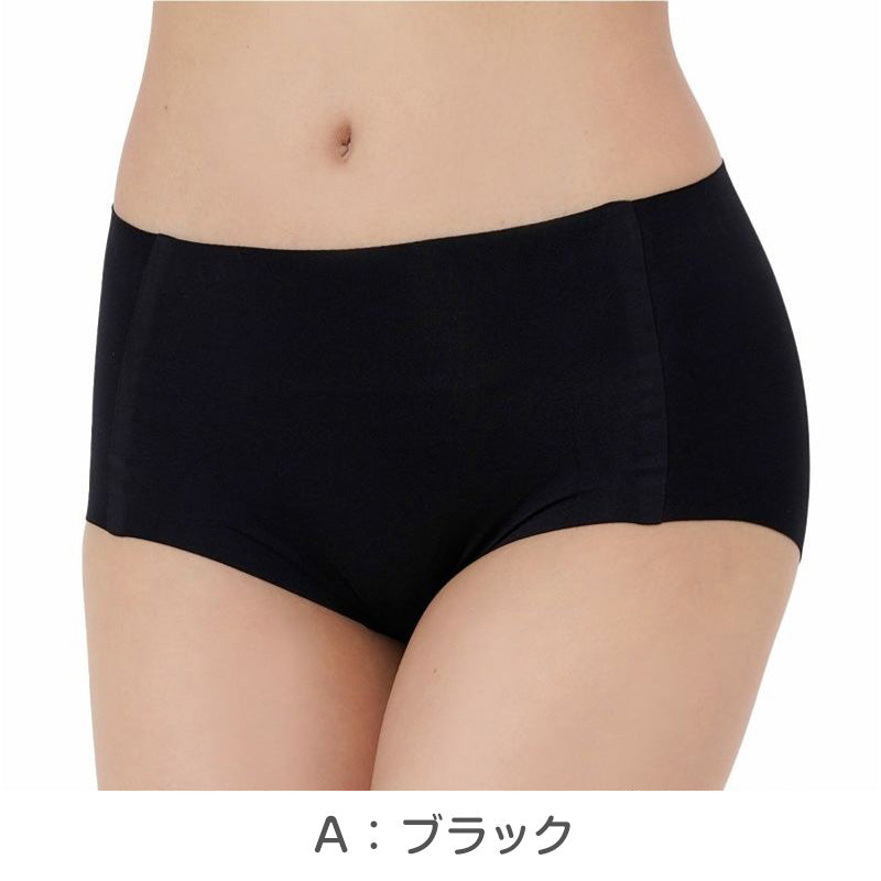 シームレスショーツ スタンダード ショーツ ひびきにくい 満足 M～LL レディース 婦人 女性 下着 薄着 スタイリング満足