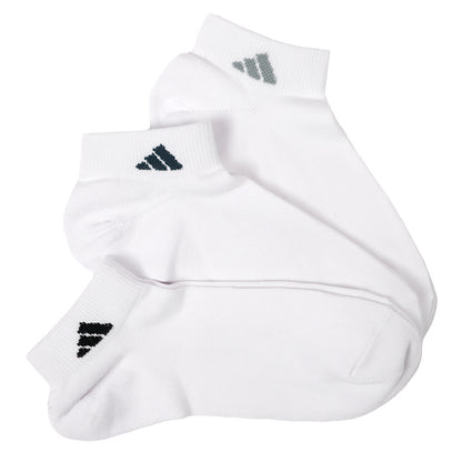 靴下 メンズ 男性 ショートソックス 3足組 adidas 24-26～28-30cm スニーカーソックス くつ下 ワンポイント 丈夫 スポーツソックス くるぶし丈 白 グレー 黒 くつした スクール アディダス