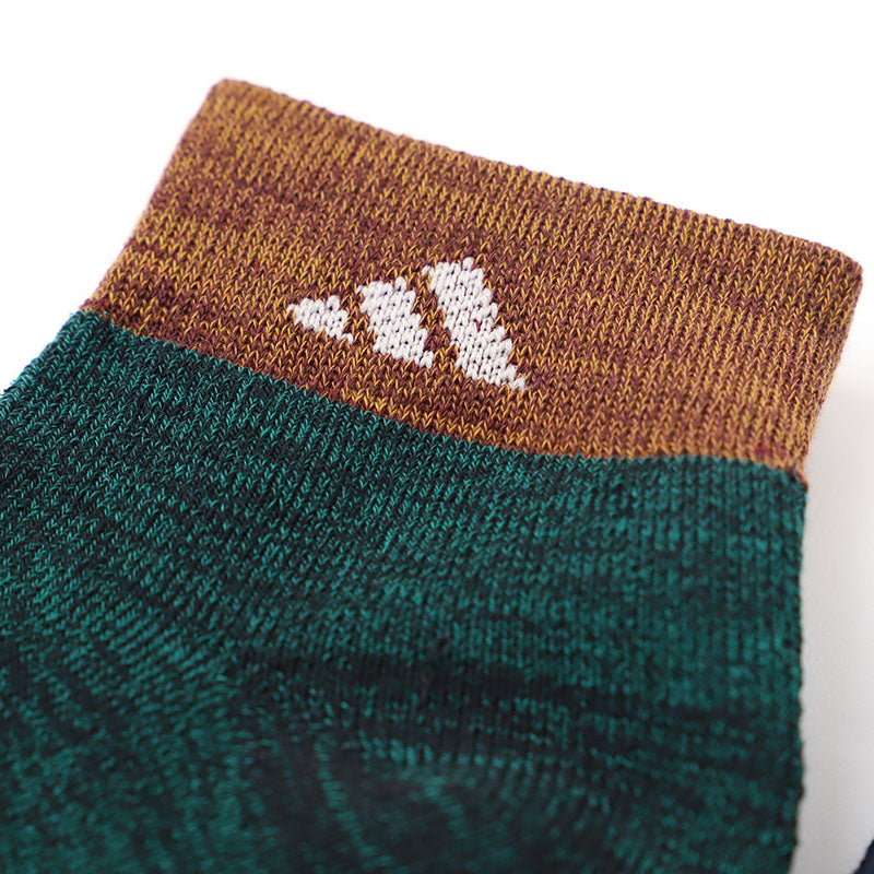 アディダス メンズ 総パイル ショート丈 ソックス 3足組 24-26cm・26-28cm adidas 靴下 裏起毛 暖かい ふわふわ 冷え 防寒