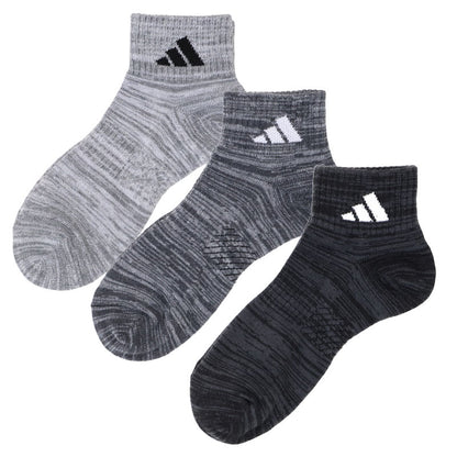 アディダス adidas 靴下 キッズ ジュニア ソックス 3足組 つま先 かかと 21-23 23-25cm 補強加工 丈夫 ポリエステル 子供靴下 男の子 女の子 子供 子ども 小学生 中学生 通学 運動 スポーツ 部活 体育 学校 普段履き 洗い替え まとめ買い 新学期