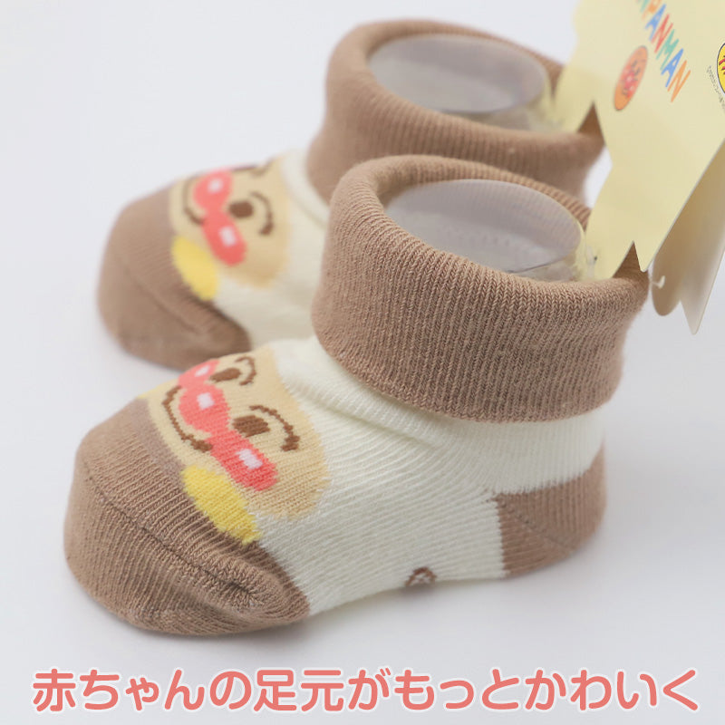 アンパンマン ベビー 靴下 新生児 ソックス キャラクター 赤ちゃん ベビーソックス ミニ丈 ベビー靴下 赤ちゃん靴下 ベビー用 新生児ソックス キャラ靴下 7-9cm ベビーグッズ 出産祝い プレゼント 男の子 女の子 キャラクターソックスかわいい ベビー用品