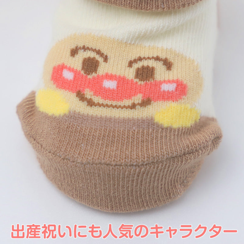 アンパンマン ベビー 靴下 新生児 ソックス キャラクター 赤ちゃん ベビーソックス ミニ丈 ベビー靴下 赤ちゃん靴下 ベビー用 新生児ソックス キャラ靴下 7-9cm ベビーグッズ 出産祝い プレゼント 男の子 女の子 キャラクターソックスかわいい ベビー用品