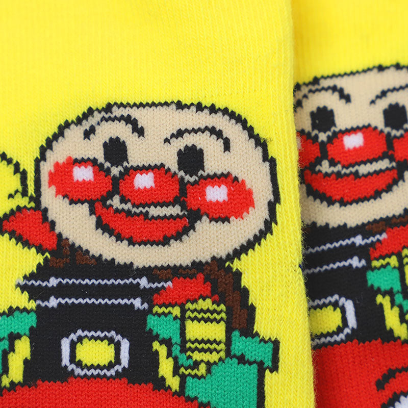 アンパンマン 靴下 キッズ ベビーソックス クルー丈 男の子 女の子 滑り止め 9-14cm 子供 かわいい ソックス キャラクター靴下 ベビー キャラクター すべり止め