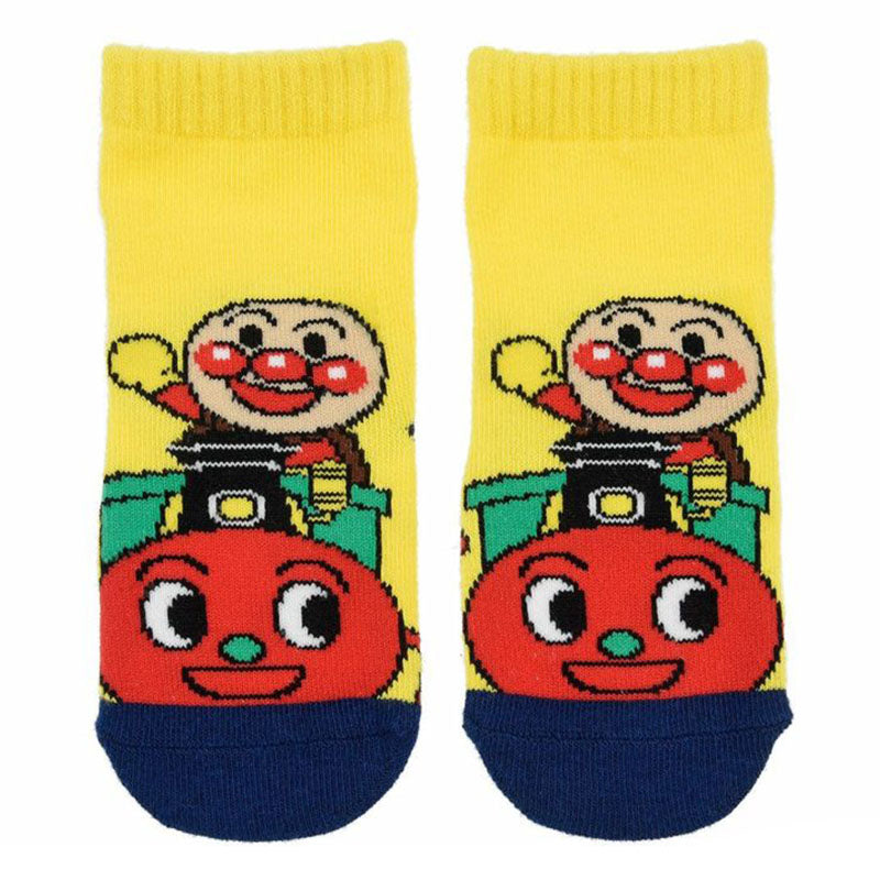 アンパンマン 靴下 キッズ ベビーソックス クルー丈 男の子 女の子 滑り止め 9-14cm 子供 かわいい ソックス キャラクター靴下 ベビー キャラクター すべり止め