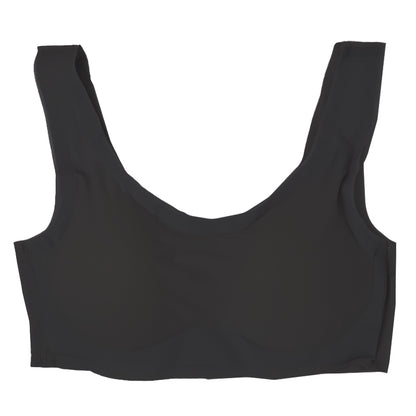 接触冷感 ハーフトップ 吸水速乾 ブラトップ 夏用 インナー レディース シームレス メッシュ ノンワイヤー 涼しい 背中メッシュ ひびきにくい M～LL 肌に優しい タグなし カップ付き ストレッチ 快適 下着 無地 冷感インナー 夏ブラ さらさら ムレ対策