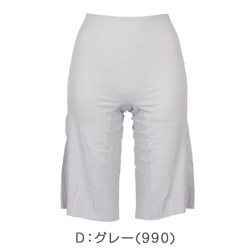 福助 ペチコート パンツ ペチパンツ インナーボトム 5分丈 冷感 夏用 レディース 吸水速乾 インナー パンツ メッシュ 涼しい 下着 M～LL ストレッチ 接触冷感