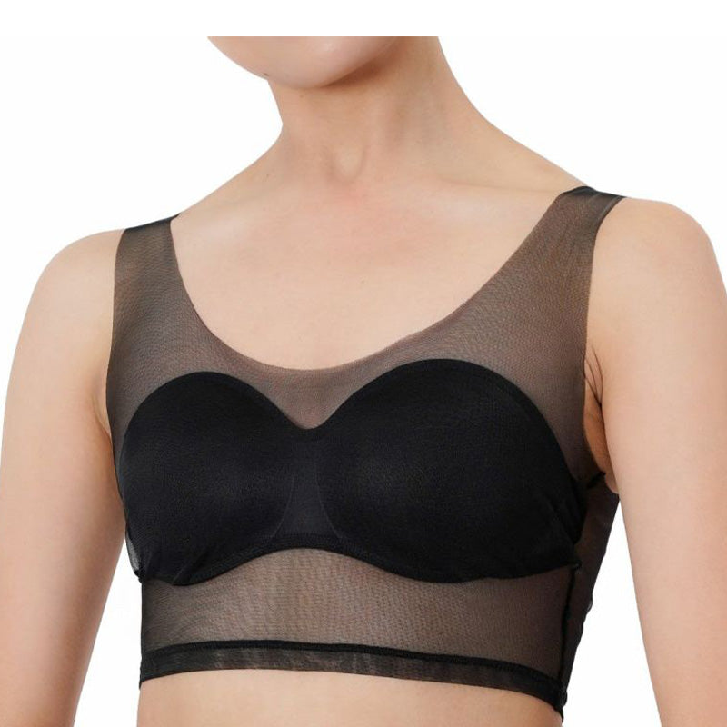 カップ付きインナー レディース ハーフトップ ブラトップ シームレス インナー 背中開き インナー カップ付き ブラジャー ノンワイヤー M～LL 見せインナー 背中見せ トップス対応 ストレッチ 肌見せインナー