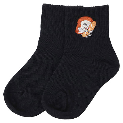 キッズソックス おなまえスペース付き ショートクルー丈 子供靴下 パンどろぼう 13-19cm 福助 男女兼用 通園 通学 子ども用ソックス 子供靴下 キッズ靴下 ショートクルー丈 通園用 通学用 おなまえスペース キッズ靴下 通園 通学