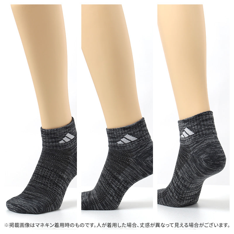 adidas アディダス メンズ ソックス 3足組 ショート丈 破れにくい 耐久性10倍 24 25 26 27 28 cm 靴下 スポーツソックス 甲メッシュ 土踏まずサポート つま先かかと補強 丈夫 高耐久 紳士 男性 スニーカーソックス 通学 部活 運動 カジュアル