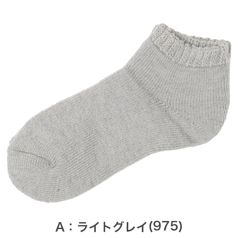 メンズ 靴下 あったか ソックス スニーカー丈 発熱糸 温熱ファイバー パイル構造 25-27cm 保温 総パイル もこもこ タオルタッチ 履き口ゆったり 冬 冬用 防寒 冷え対策 暖かい 紳士 男性 福助 湯たんぽ心地 美温活 厚手 防寒靴下 ルームソックス