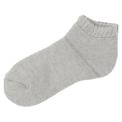 メンズ 靴下 あったか ソックス スニーカー丈 発熱糸 温熱ファイバー パイル構造 25-27cm 保温 総パイル もこもこ タオルタッチ 履き口ゆったり 冬 冬用 防寒 冷え対策 暖かい 紳士 男性 福助 湯たんぽ心地 美温活 厚手 防寒靴下 ルームソックス