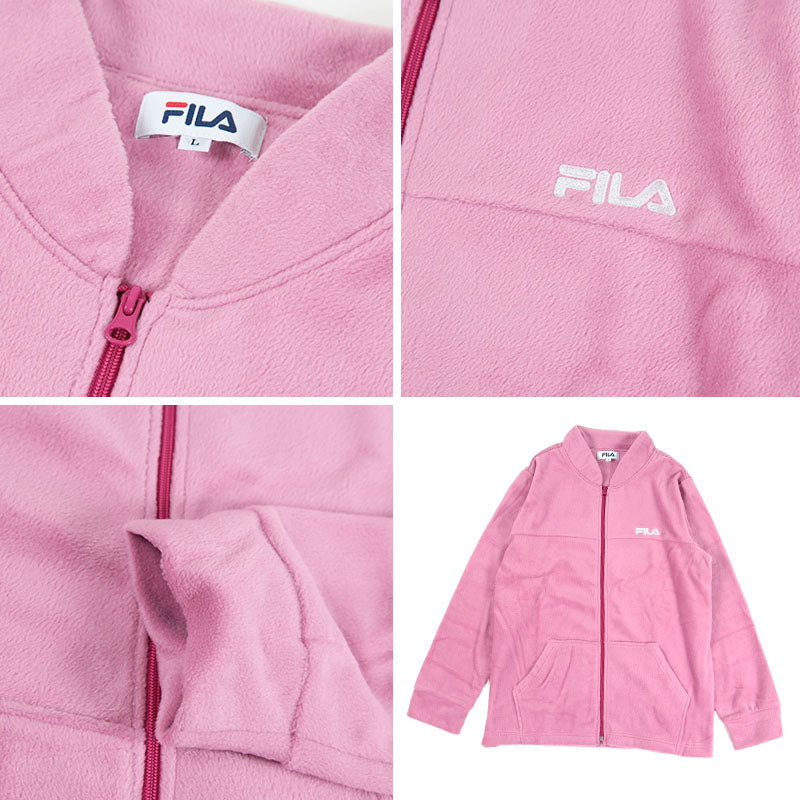 グンゼ FILA 婦人長袖長パンツフリースパジャマ M/L/LL (FILA GUNZE フリース パジャマ ルームウェア 軽い 暖か 婦人 レディース 長袖 長パンツ) (送料無料) (在庫限り)