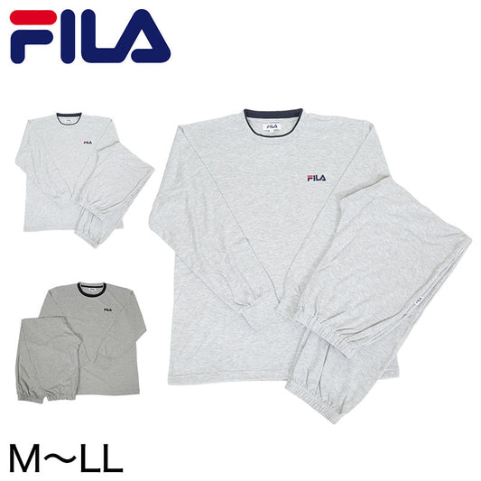 グンゼ FILA ホームウェア 長袖+長パンツ(M～LL)(GUNZE フィラ メンズ パジャマ) (在庫限り)