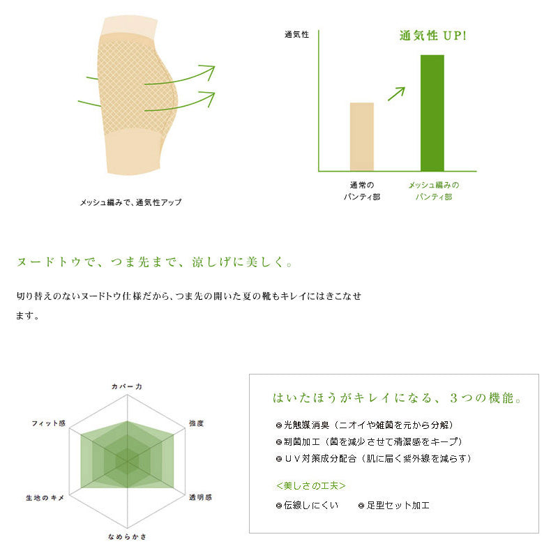 アツギ アスティーグ 爽 ストッキング サマー 夏 S-M 小さいサイズ パンティストッキング パンスト 春 デイリー 透け感 レディース (在庫限り)