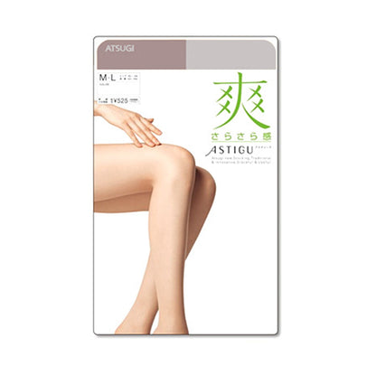 アツギ ASTIGU 爽 サマー 寡フィラ ストッキング (S-M～L-LL)(アスティーグ ATSUGI レディース 婦人 女性 メッシュ パンティ部メッシュ ヌードトウ 夏 サマー パンティストッキング パンスト 大きいサイズ) (在庫限り)