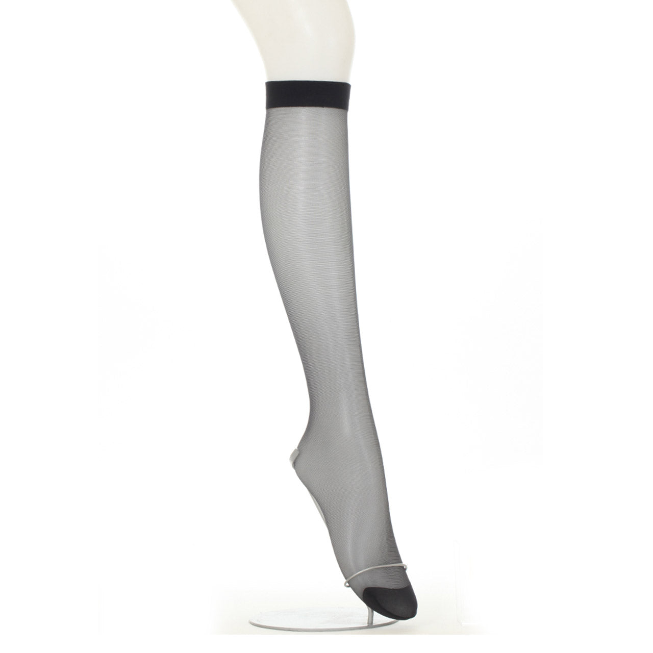 アツギ スリムライン ひざ下丈 クチゴムゆったり ストッキング 15足セット 22-25cm (パンツスタイル ベージュ 肌色 黒 しめつけない) (在庫限り)