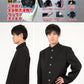 トンボ学生服 男子 上着 ソフトカラー 150～160cm B体(太め 150 155 160 黒 中学 高校 制服 詰襟 MAX PLUS) (送料無料) (取寄せ)