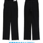 トンボ学生服 男子 ズボン ワンタックスラックス ウエスト88～100cm (88 92 96 100 黒 中学 高校 制服 MAX PLUS 裾上げ無料) (送料無料) (取寄せ)