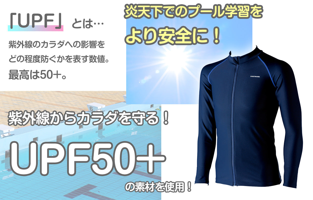 ラッシュガード 長袖 スクール水着 男子 女子 ジェンダーレス 男女兼用 UVカット S～3L (子供 小学生 中学生 高校生 水泳 スイミング 紫外線対策 日焼け防止 透けにくい 学校 体育 プール学習) (送料無料)