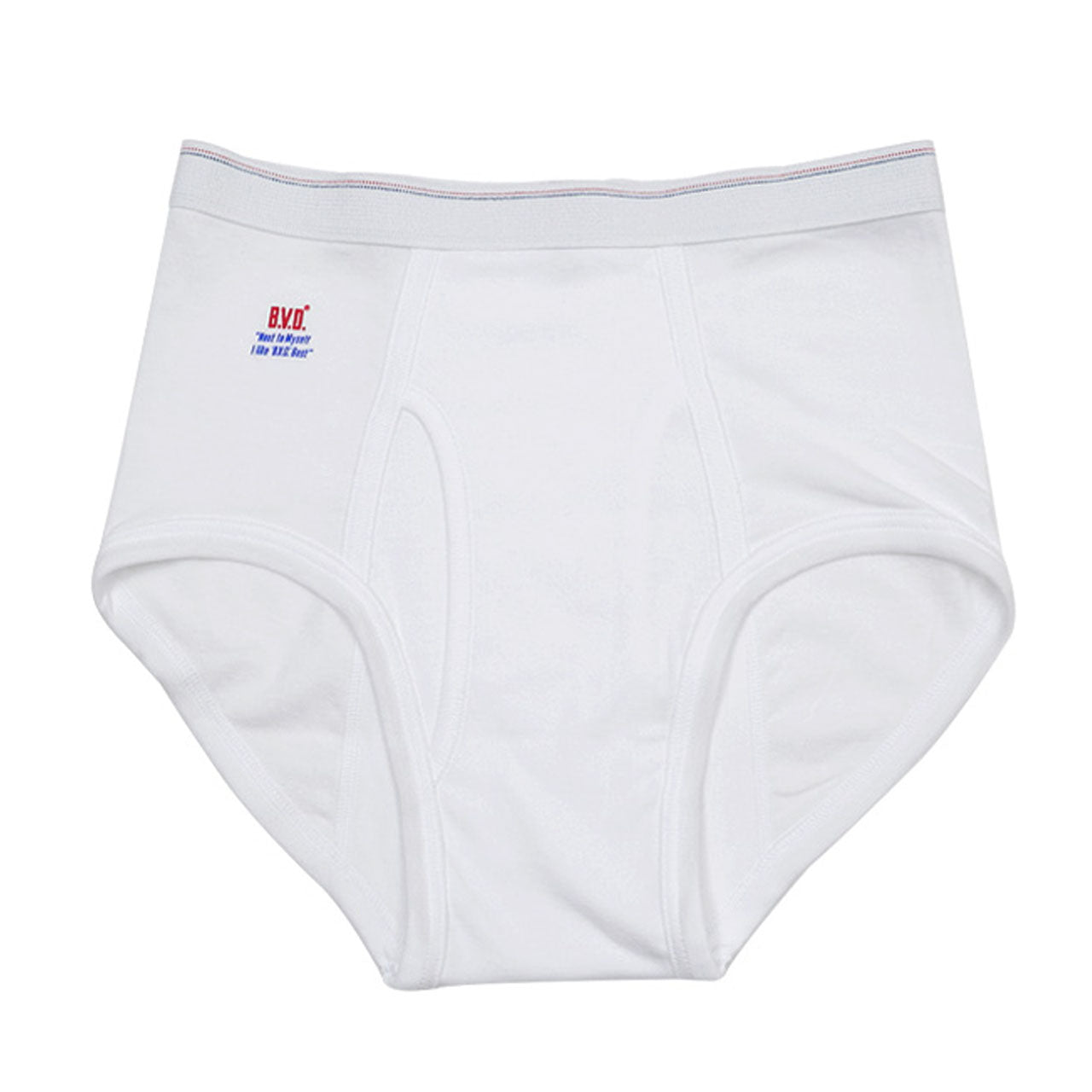 しゅうホワイトLサイズ ブリーフ メンズ 綿100％ 白 前開き BVD パンツ 大きいサイズ インナー